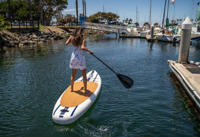 Paddleboarding from Your Dock Paddleboarding from Your Dock