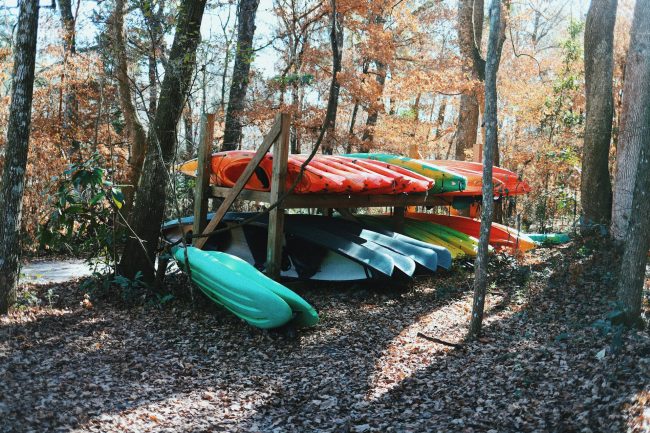 Dock Storage Solutions for Canoes, Paddleboards, and Water Gear dock storage ideas